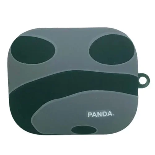 Estuche TPU Esmerilado con Parte Trasera Panda para Auriculares Redmi Buds 5 (Negro y Gris)