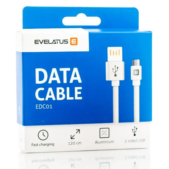 Evelatus edc 01 micro usb data cable pink