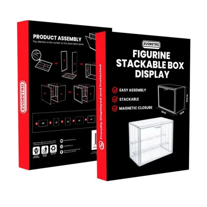 Evoretro display para figuras stackable
