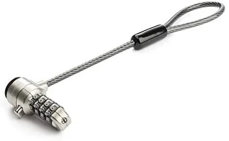 Extensión para Cable de Seguridad de Ordenador Portátil – Cable de 15cm y Bucle de 2,5cm