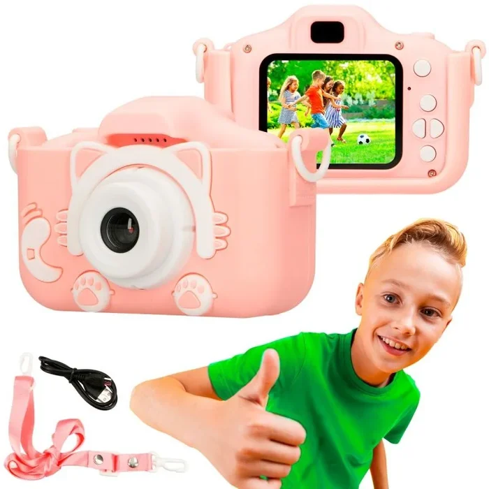 Extralink H27 SINGLE PINK electrónica para niños Cámara digital para niños