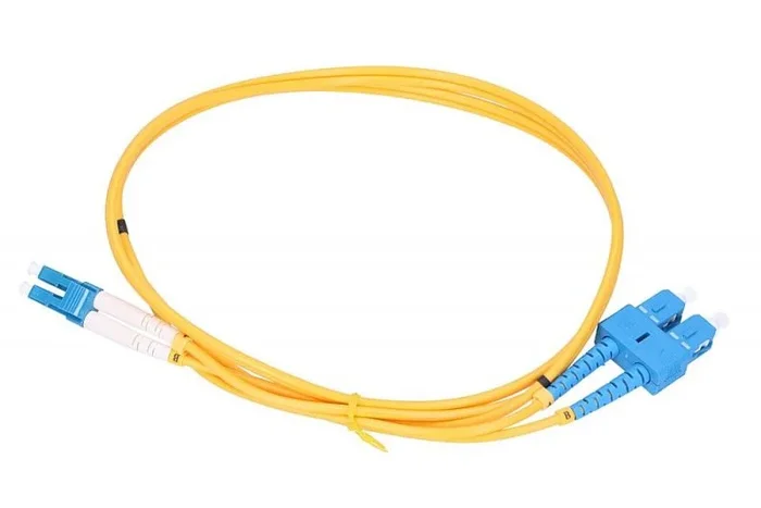 Extralink lc/upc-sc/upc | patchcord | monomodo, duplex, g652d, 3mm, 0,5m