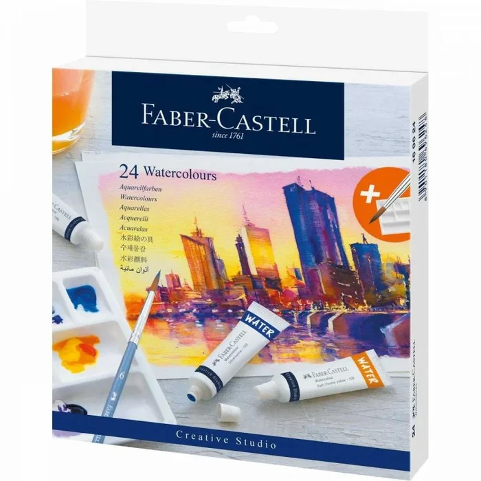 Faber-Castell 169624 pintura para manualidades Pintura de acuarela 9 ml 24 pieza(s)