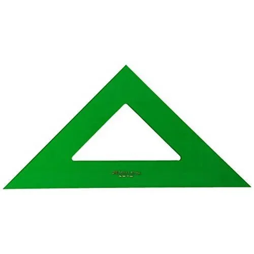 Faber-Castell 566 – Escuadra de 32 cm, color verde