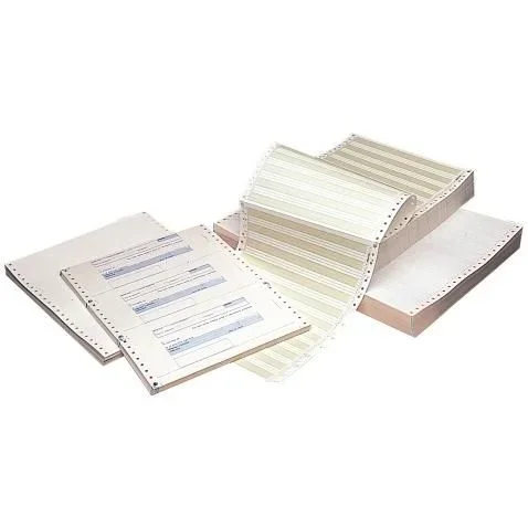 Fabrisa papel continuo pautado azul 380×11″ -caja 2500h-