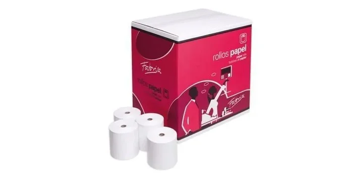 Fabrisa rollo de papel termico – libre de bpa – 80x60x12mm