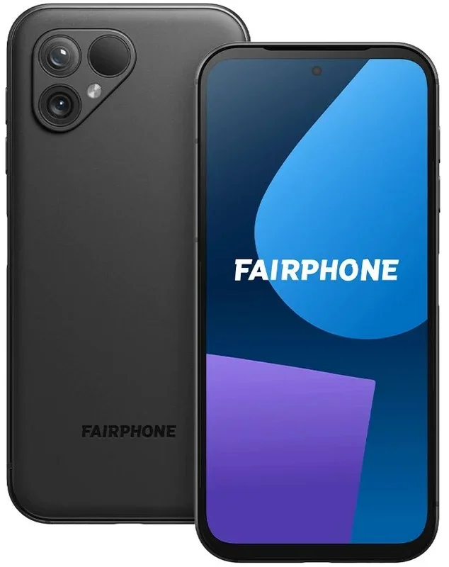 Fairphone 5 16,4 cm (6.46″) SIM doble Android 13 5G USB Tipo C 6 GB 128 GB 4200 mAh Negro