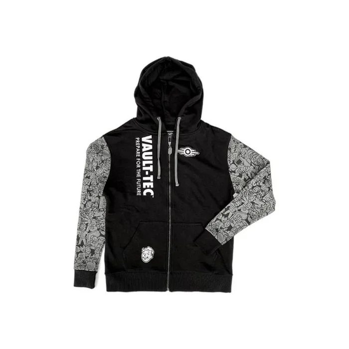 Fallout sudadera capucha analog vault-tec talla s