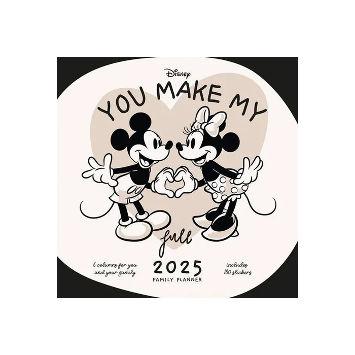 Family planner mickey&friends 2025 pyramid