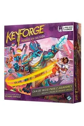Fantasy Flight Games- Keyforge – Mundos en Colisión Caja de Inicio para 2 Jugadores, Color (KF07ES)