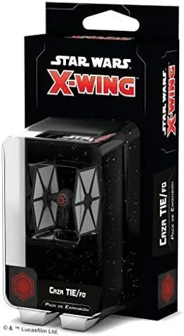 Fantasy Flight Games Star Wars: X-Wing 2.0 Caza Tie/Fo-Español, Color Negro