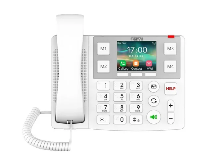 Fanvil X7A teléfono IP Blanco 2 líneas LCD Wifi