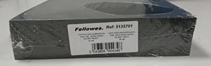 Fellowes 5135701 – Portadas para encuadernar de cartón extra rígido, A4, negro