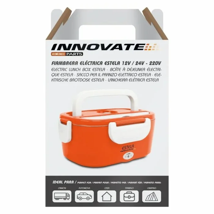 Fiambrera eléctrica estela innovate naranja 12 – 24 v