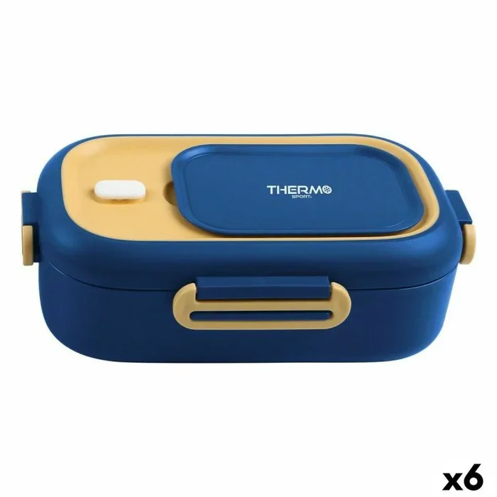 Fiambrera hermética thermosport térmica acero plástico 550 ml 22 x 13 x 7 cm (6 unidades)