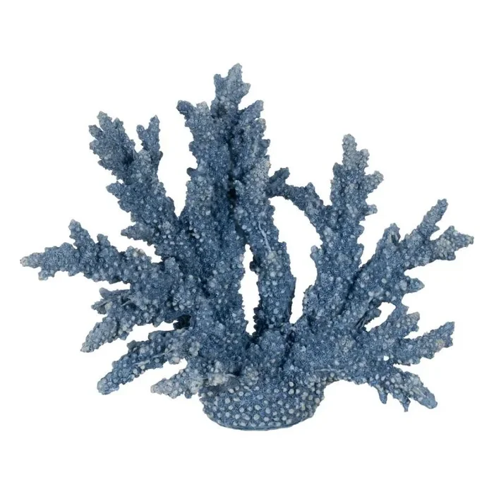 Figura Decorativa Azul Coral 34 X 13 X 27 CM – Marca: BigBuy Home – EAN: 8445146140142
