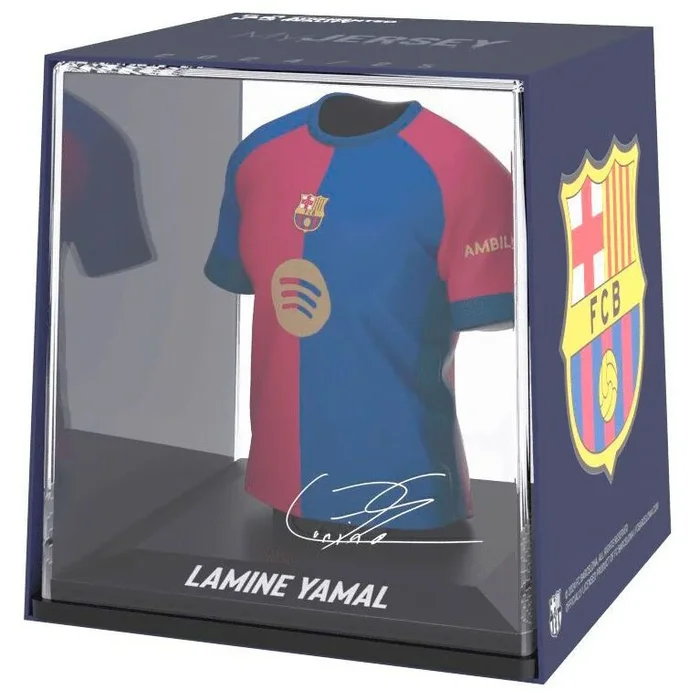 Figura mini camiseta lamine yamal fc barcelona