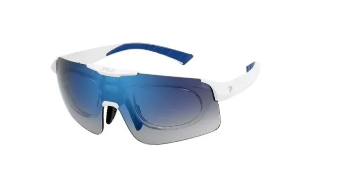 FILA SFI127 Gafas, Semi Matt Full White, 99 para Hombre