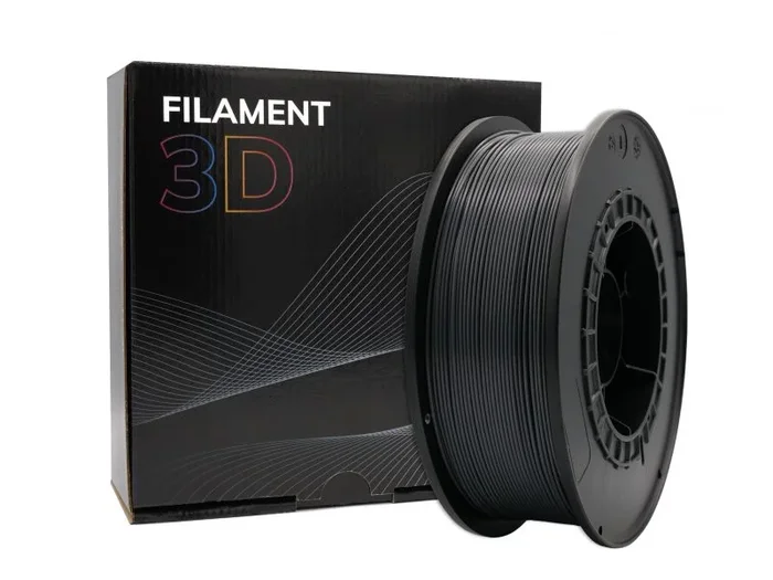 Filamento 3d pla – diametro 1.75mm – bobina 1kg – color grafito