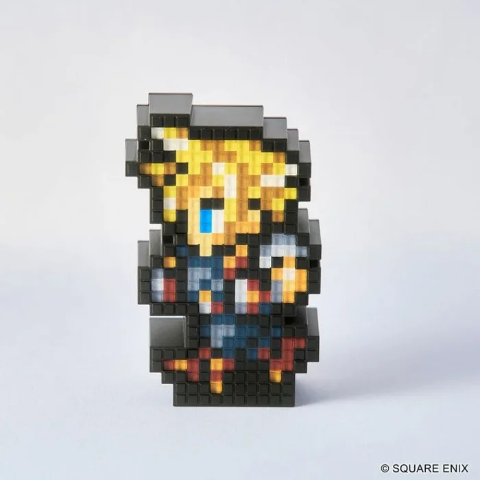 Final fantasy record keeper lámpara led pixelight cloud strife 10 cm