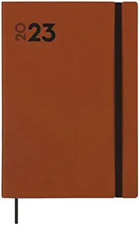 Finocam agenda anual dynamic mara y11 semana vista vertical 165x240mm 2023 marrón