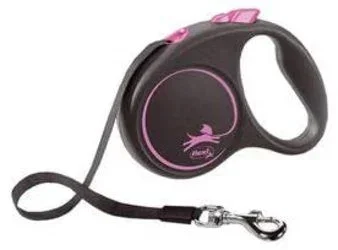 Flexi Black Design S Cinta 5 m (Rosa)