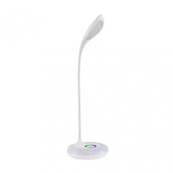 Flexo elmo 5w 6000k blanco 45x13x23,5 cm c/base rgb 375lm regulable 3 intensidades, inalambrico,flexible, orientable y tactil