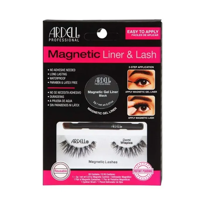 Forever Living MAGNETIC LINER LASH DEMI WISPIES liner 2 lashes | Elaborado con capas de fibras de pestañas largas y suaves | Le dan expresividad a tu mirada