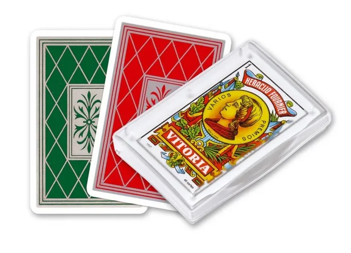 Fournier- Juego de Madera iwood, Color Verde/Rojo, único (20990)