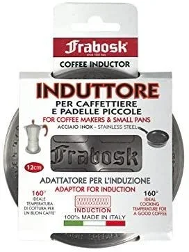 Frabosk induttore Difusor para inducción, Acero Inoxidable, Gris, 12 x 12 x 0,03 cm