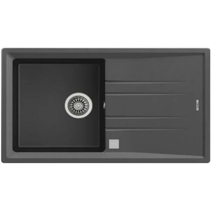Fregadero Teka Tegranite Stone 1C 1E Auto Color Dark Grey Ref 115330027 Mueble De 50 Cm Reversible