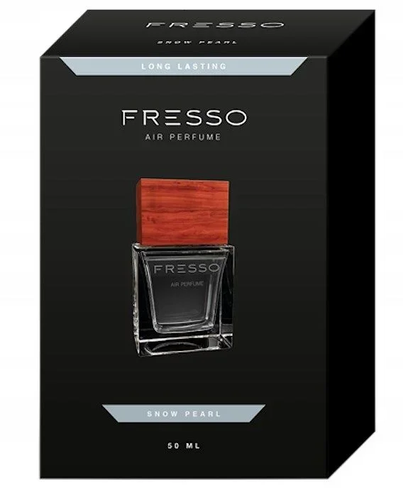 Fresso Perfume para coche de lujo, ambientador para coche, 50 ml (perla de nieve)