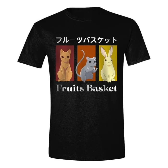 Fruits baksket camiseta cat rabbit cat talla m