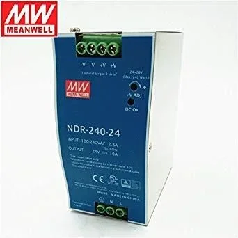 Fuente Alimentacion CARRIL DIN 24Vdc 10Amp 240W
