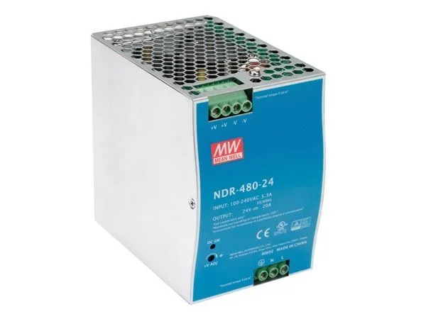 Fuente de alimentación – 1 salida – 480 w – montaje en carril din – 24 v 20 a – para el uso industrial