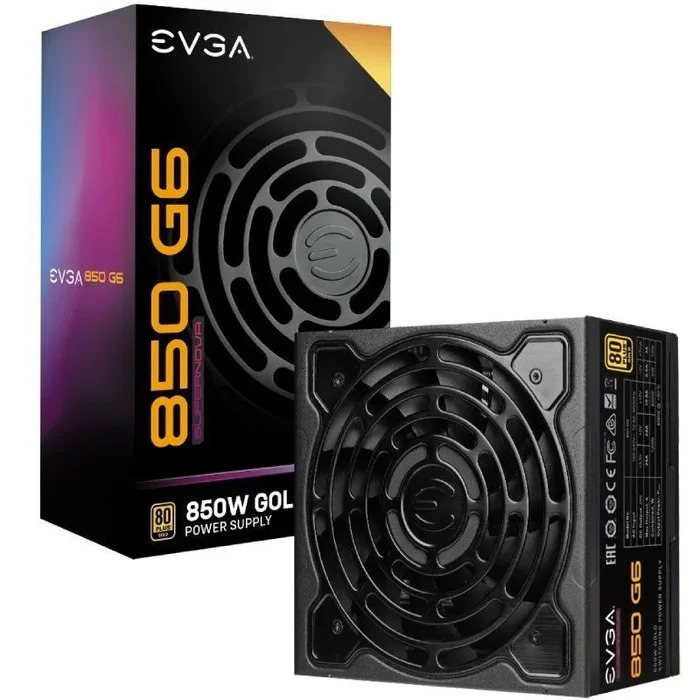 Fuente de alimentación evga 850 g6 supernova/ 850w/ ventilador 13.5cm/ 80 plus gold
