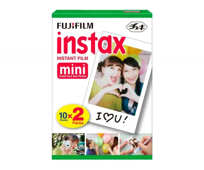 FUJIFILM Films Instax Mini Bipack de 2X 10 vues