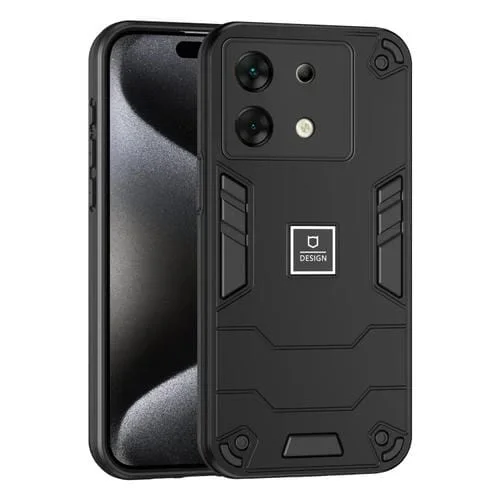 Funda 2 En 1 para Infinix Zero 30 a Prueba de Golpes (Negro)