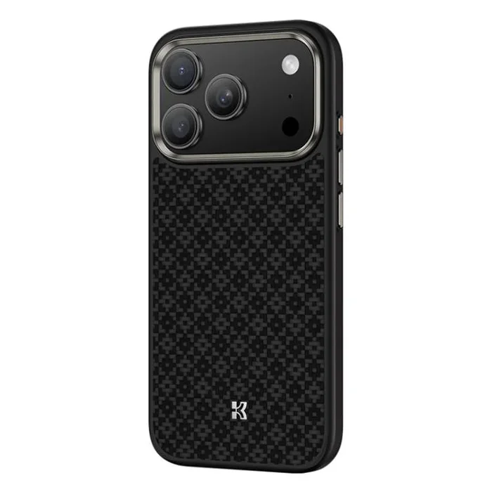 Funda Benks Y2 Kevlar con diamantes magnéticos MagSafe y todo incluido para iPhone 17 Pro (negra)