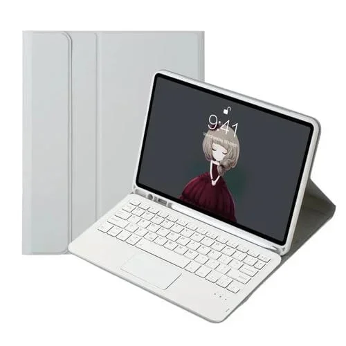 Funda con Teclado Bluetooth A102B-A para iPad Pro 10,5/10,2 2021, 2020, 2019 y Air 3 (Gris)