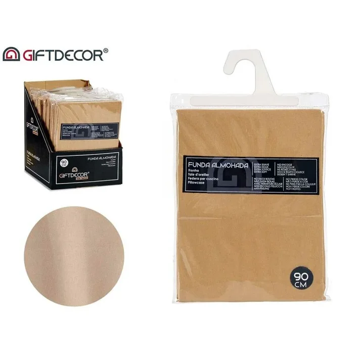 Funda de almohada beige 45 x 0,3 x 90 cm 45 x 0,2 x 70 cm 75 x 45 cm