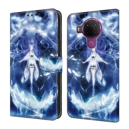 Funda de Cuero con Cristales para Nokia 3.4 y 5.4 (Hada Mágica)