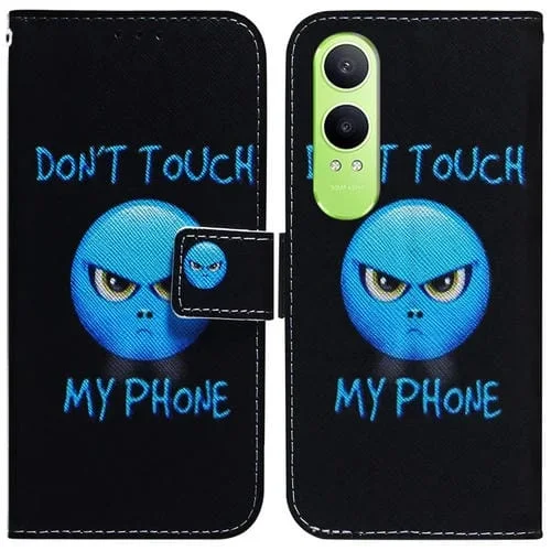 Funda de Cuero con Tapa y Dibujo Colorido para OnePlus Nord CE4 Lite (Anger)