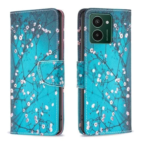 Funda de Cuero para Hmd Pulse Pro / Pulse / Pulse+ con Patrón Flor de Ciruelo