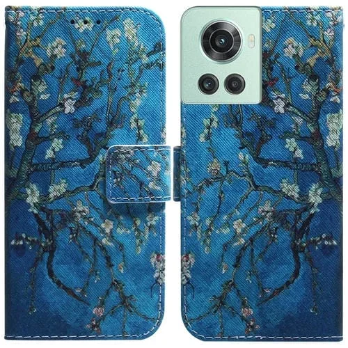 Funda de Cuero para OnePlus 10R / Ace con Dibujo (Albaricoque)