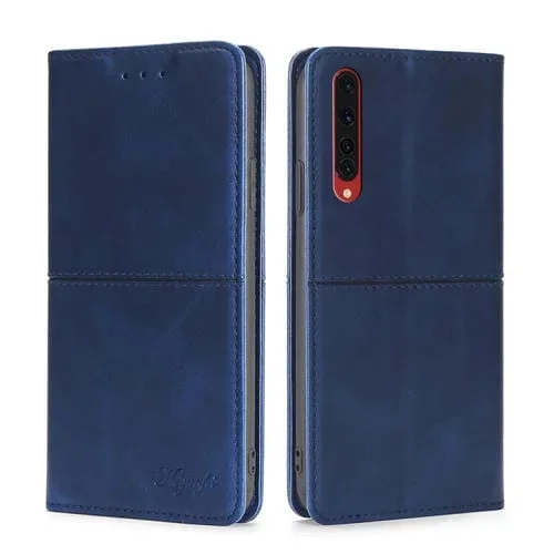 Funda de Cuero para Rakuten Big Cow con Tapa Horizontal Magnética (Azul)