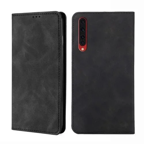 Funda de Cuero para Rakuten Big Skin Feel con Tapa Horizontal Magnética (Negro)