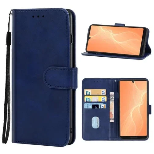 Funda de Cuero para Teléfono Sense 4 (Azul)