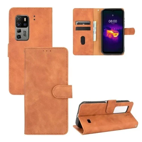 Funda de Cuero para Ulefone Armor 11T 5G con Hebilla Magnética, Soporte y Ranuras para Tarjetas (Marrón)