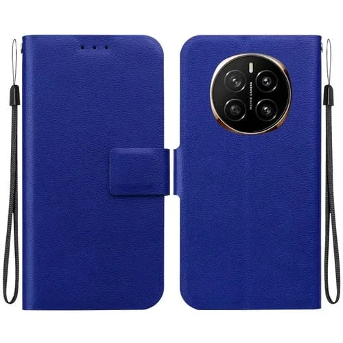 Funda de Cuero Ultradelgada con Hebilla Magnética para Honor Magic7 (Azul)